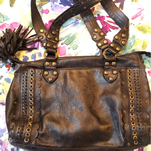 Kate Landry Etched Leather shoulder bag - Picture 8 of 14